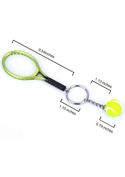 6 Adet Mini Tenis Raketi Toplu Anahtarlık Reçine Tenis Raketi Anahtarlık Spor Severler Için (Yurt Dışından) modelleri