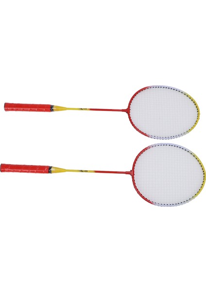 1 Çift Badminton Raketi Seti 3 Naylon Raketle 2 Oyuncu Badminton Seti Taşıma Çantası ile Spor Eğitimi Için Eğlence Kırmızı (Yurt Dışından)