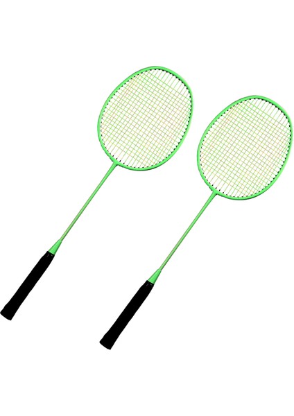 Eğitim Badminton Raketi Raketle Seti Beden Eğitimi Egzersiz Spor Ekipmanı Demir Alaşımlı Badminton Raketi Kiti (Yurt Dışından)