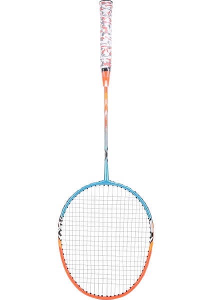 Badminton Raketleri Seti Açık Arka Bahçe Oyunları Dahil 2 Badminton Raketleri 1 Taşıma Çantası Acemi Oyuncular Için Demir Alaşımlı Mavi Turuncu (Yurt Dışından)