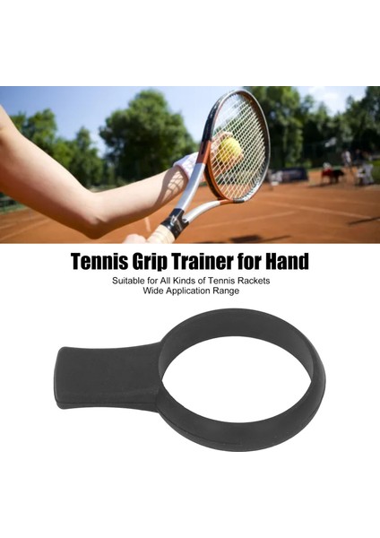 4 Adet Tenis Kavrama Eğitmen Yardım Tenis Tenis Raketi Eğitmen Aracı Açık Spor Müsabakaları Için Siyah (Yurt Dışından)