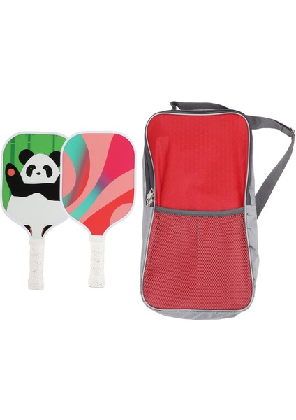 2 Adet Pickleball Kürekler Fiberglas Yüzey Pvc Çerçeve Pu Kavrama Nefes Hafif Turşu Topu Raketleri Çocuklar Için (Yurt Dışından)