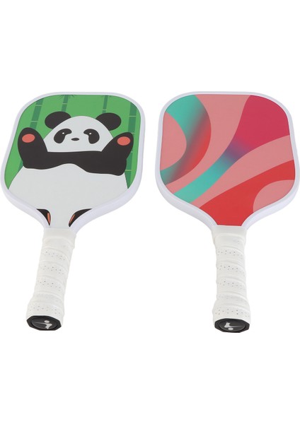 2 Adet Pickleball Kürekler Fiberglas Yüzey Pvc Çerçeve Pu Kavrama Nefes Hafif Turşu Topu Raketleri Çocuklar Için (Yurt Dışından)