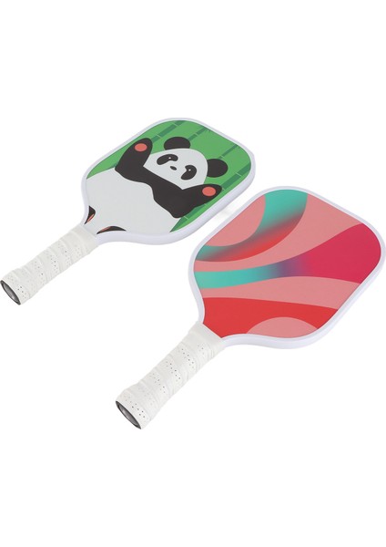 2 Adet Pickleball Kürekler Fiberglas Yüzey Pvc Çerçeve Pu Kavrama Nefes Hafif Turşu Topu Raketleri Çocuklar Için (Yurt Dışından)