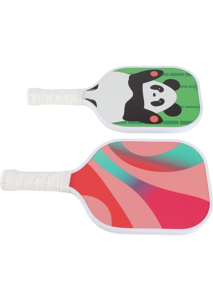 2 Adet Pickleball Kürekler Fiberglas Yüzey Pvc Çerçeve Pu Kavrama Nefes Hafif Turşu Topu Raketleri Çocuklar Için (Yurt Dışından)