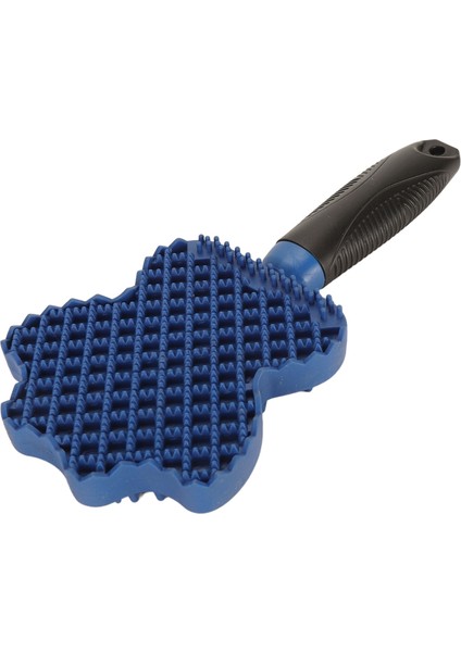 Köpek Banyo Fırçası Epilasyon 3 In 1 Evcil Hayvan Şampuanı Banyo Fırçası Ergonomik Saplı Banyo Bakım Masaj (Yurt Dışından)