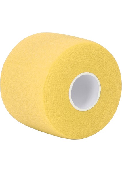 Badminton Kavrama Yastık Wrap 60MM Genişlik 20 M Uzunluk Mükemmel Şok Emme Tenis Raketi Kaymaz Bant Destek Filmi Sarı (Yurt Dışından)