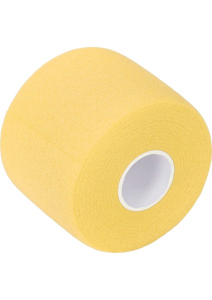 Badminton Kavrama Yastık Wrap 60MM Genişlik 20 M Uzunluk Mükemmel Şok Emme Tenis Raketi Kaymaz Bant Destek Filmi Sarı (Yurt Dışından)