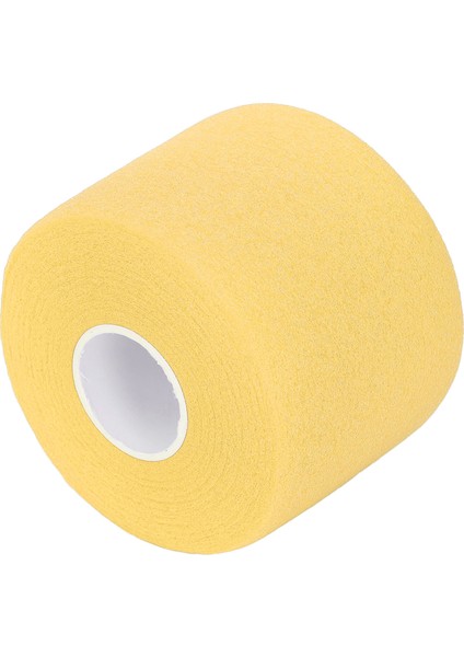 Badminton Kavrama Yastık Wrap 60MM Genişlik 20 M Uzunluk Mükemmel Şok Emme Tenis Raketi Kaymaz Bant Destek Filmi Sarı (Yurt Dışından)