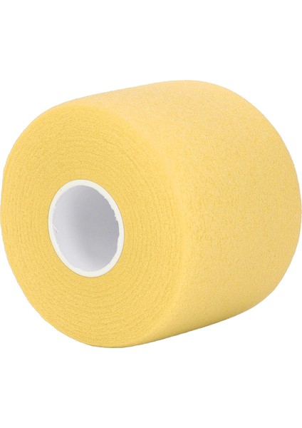Badminton Kavrama Yastık Wrap 60MM Genişlik 20 M Uzunluk Mükemmel Şok Emme Tenis Raketi Kaymaz Bant Destek Filmi Sarı (Yurt Dışından)