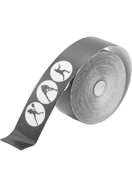 Raket Kafa Bandı 24MM Pu Anti Scratch Tenis Raketi Koruyucu Başlık Koruyucu Sticker Için Spor 5m Siyah (Yurt Dışından)
