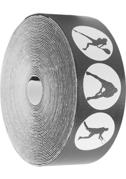 Raket Kafa Bandı 24MM Pu Anti Scratch Tenis Raketi Koruyucu Başlık Koruyucu Sticker Için Spor 5m Siyah (Yurt Dışından)