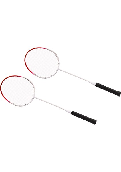 2 Adet Badminton Raketi Alaşım Ultra Hafif Spor Aksesuarı Eğitim Yarışması Için Kırmızı (Yurt Dışından) modelleri