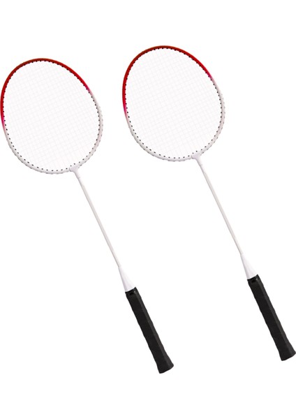 2 Adet Badminton Raketi Alaşım Ultra Hafif Spor Aksesuarı Eğitim Yarışması Için Kırmızı (Yurt Dışından) fırsatları