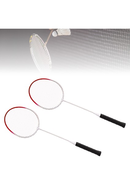 2 Adet Badminton Raketi Alaşım Ultra Hafif Spor Aksesuarı Eğitim Yarışması Için Kırmızı (Yurt Dışından) indirimleri