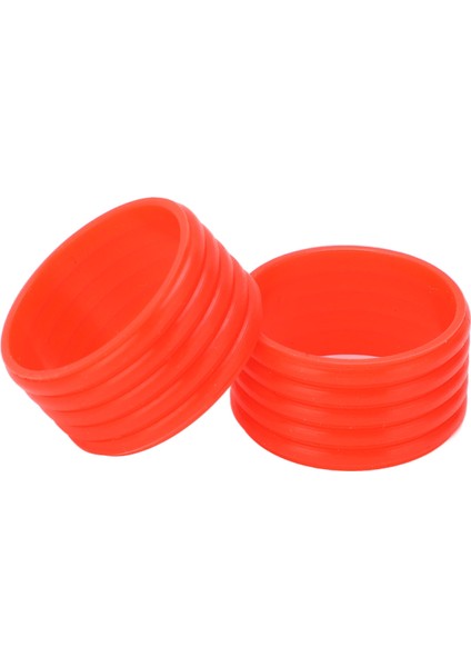 2 Adet / Takım Tenis Raket Kolu Silikon Halka Ter Emme Tenis Overgrip Sabitleme Halkası Kırmızı (Yurt Dışından)