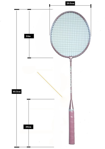 Badminton Raketi Profesyonel Hafif Metal Badminton Raketi Öğrenci Başlangıç Fitness Eğitimi Için Goddess Pembe (Yurt Dışından)
