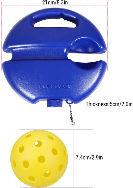 Maç Buddy Pickleball Eğitmen Taşınabilir Tüm Beceri Seviyeleri Için Tek Oyuncu Pickleball Eğitmen Ribaund (Yurt Dışından)