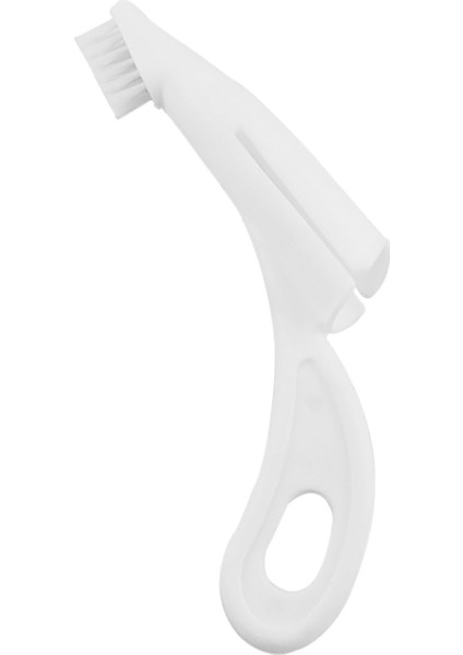 Köpek Parmak Diş Fırçası Naylon Kıl Diş Ağız Bakımı Pet Parmak Fırçası Diş Etleri Bakım Seti Köpekler Kediler Için Beyaz (Yurt Dışından)