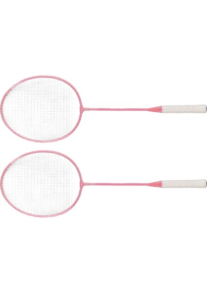 K1134 Badminton Raketi Seti Bölünmüş Demir Alaşımlı Badminton Raketi Seti Depolama Kovası Saklama Çantası Pembe (Yurt Dışından)