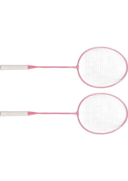 K1134 Badminton Raketi Seti Bölünmüş Demir Alaşımlı Badminton Raketi Seti Depolama Kovası Saklama Çantası Pembe (Yurt Dışından)