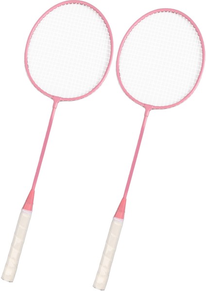 K1134 Badminton Raketi Seti Bölünmüş Demir Alaşımlı Badminton Raketi Seti Depolama Kovası Saklama Çantası Pembe (Yurt Dışından)