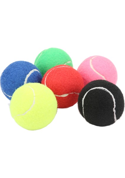 6 Adet Tenis Antrenman Topları Çok Renkli Kaşmir ve Ka Tenis Topu Seti Kulüpler Gençlik Antrenmanı Için (Yurt Dışından)