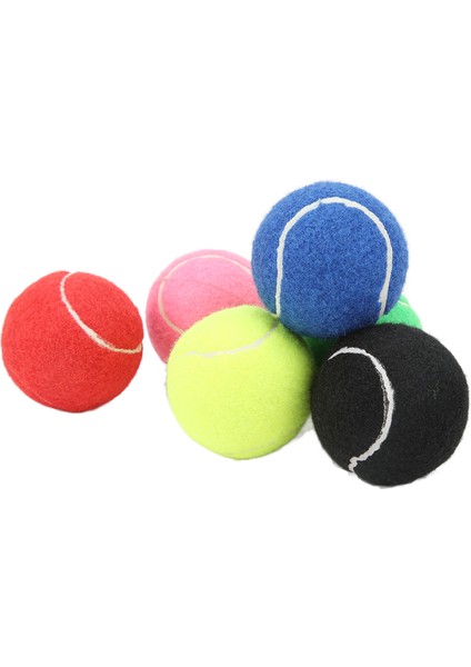 6 Adet Tenis Antrenman Topları Çok Renkli Kaşmir ve Ka Tenis Topu Seti Kulüpler Gençlik Antrenmanı Için (Yurt Dışından)