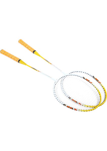 1 Çift Badminton Raketi Seti Hafif Antrenman Raketleri Çantalı (Yurt Dışından)