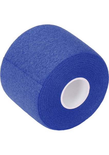 Badminton Kavrama Yastık Wrap 60MM Genişlik 20 M Uzunluk Mükemmel Şok Emme Tenis Raketi Kaymaz Bant Destek Filmi Koyu Mavi (Yurt Dışından)