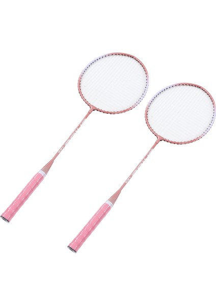 Badminton Raketleri Pembe Profesyonel Ayrı Demir Alaşımlı Badminton Raketleri Başlangıç Seviyesi Öğrenci Eğitimi (Yurt Dışından) modelleri