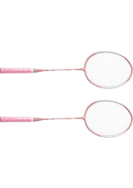 Badminton Raketleri Pembe Profesyonel Ayrı Demir Alaşımlı Badminton Raketleri Başlangıç Seviyesi Öğrenci Eğitimi (Yurt Dışından) indirimleri