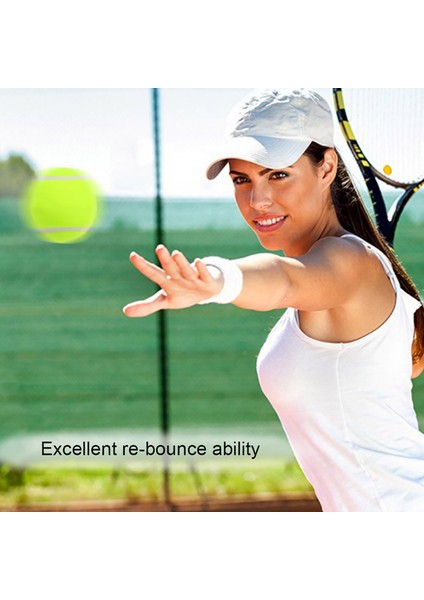 3 Adet Tenis Topu Yarışma Antrenman Egzersizleri Eğlence Için Uygulama Topları (Yurt Dışından)