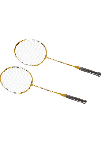 Regaıl 2 Adet Demir Alaşımlı Badminton Raketi 2 Oyuncu Badminton Raketi Seti Çocuklar Yetişkinler Için Altın (Yurt Dışından)