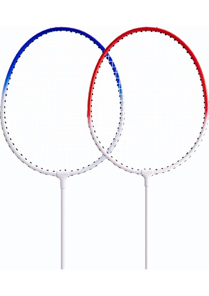 2 Adet Badminton Raketi Alaşım Ultra Hafif Spor Aksesuarı Eğitim Yarışması Için Mavi (Yurt Dışından)