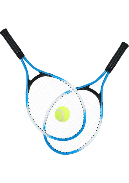 2 Adet Çocuk Tenis Raketi Dize Tenis Raketleri ile 1 Tenis Topu ve Kapak Çanta (Yurt Dışından)