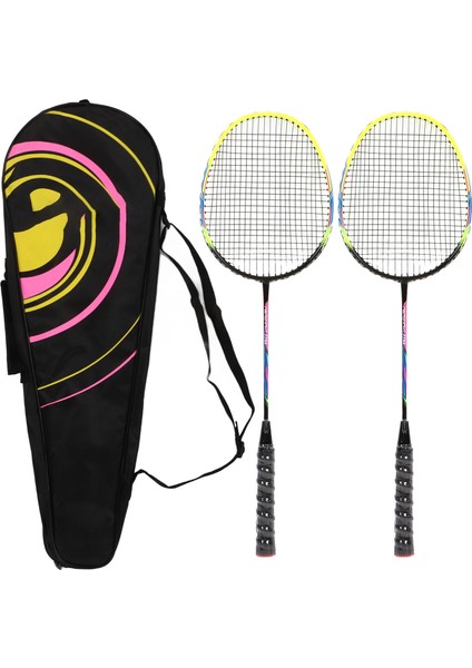 1 Çift Yeşil Badminton Raketi Seti Moda Hafif Rahat Kavrama Kaymaz Badminton Raketi (Yurt Dışından)