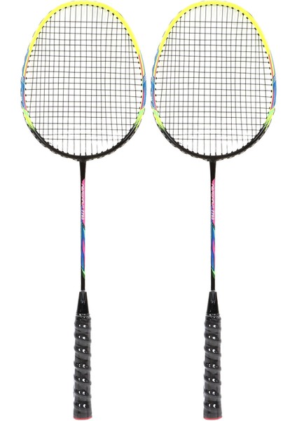 1 Çift Yeşil Badminton Raketi Seti Moda Hafif Rahat Kavrama Kaymaz Badminton Raketi (Yurt Dışından) fiyatları