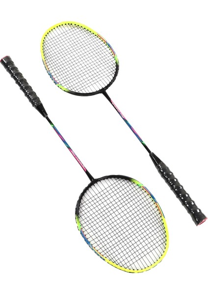 1 Çift Yeşil Badminton Raketi Seti Moda Hafif Rahat Kavrama Kaymaz Badminton Raketi (Yurt Dışından) indirimleri