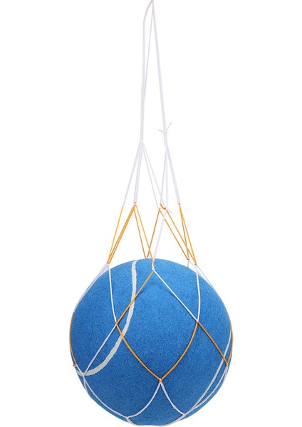 Blueblue Oynamak Için Net ile 8 Inç Büyük Şişme Ka Tenis Topu Imza Pet Oyuncak (Yurt Dışından)