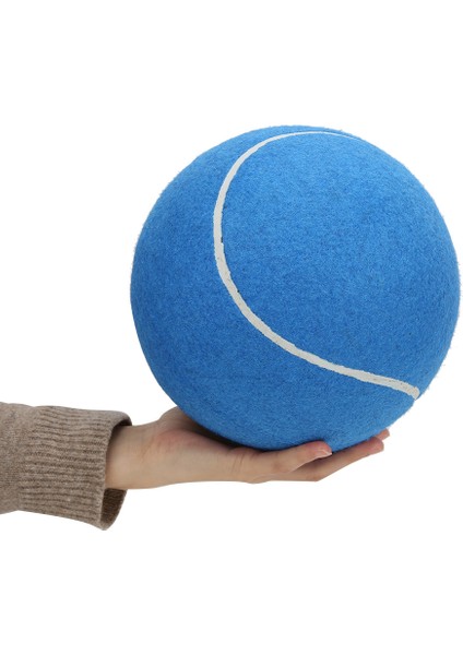 Blueblue Oynamak Için Net ile 8 Inç Büyük Şişme Ka Tenis Topu Imza Pet Oyuncak (Yurt Dışından)