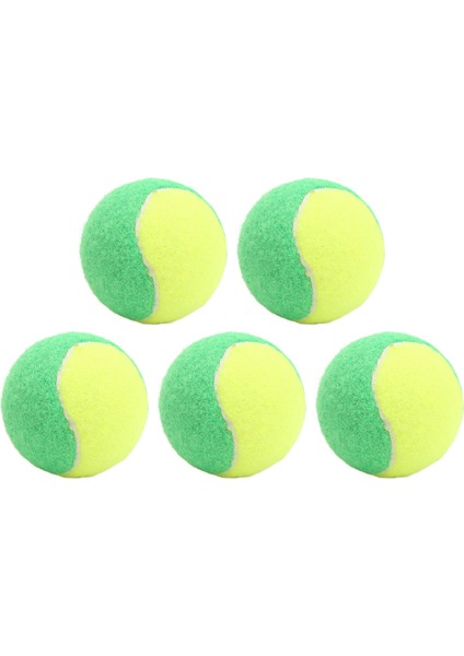 5 Adet 6 cm Ka Tenis Topları Elastik Squash Topu Basınç Giderici Toplar Eğitim Eğlence Yeşil (Yurt Dışından)