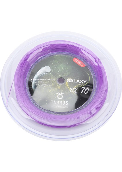 Powertı BX70 Badminton Raketi Telleri Yüksek Elastik Naylon Badminton Raket Telleri 0.7mm Badminton Telleri 200M Makara Mor (Yurt Dışından)