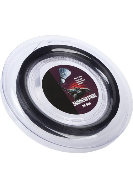 0.72 mm 200M Badminton Raketi Dize Naylon Badminton Eğitim Raketi Dize Hattı Bx 650 Siyah (Yurt Dışından)