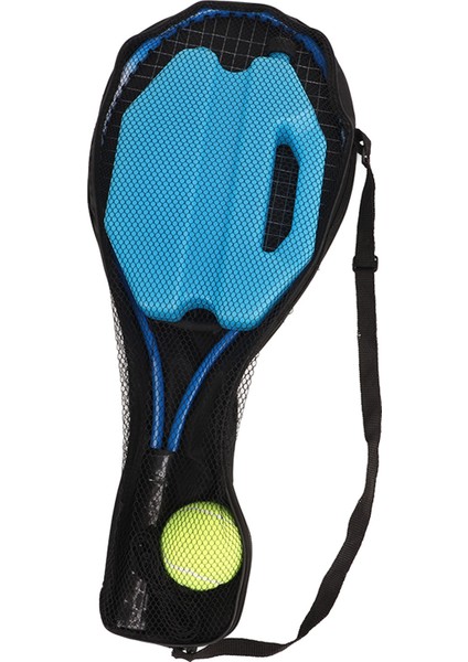 Tenis Eğitmeni Ribaund Topu Seti Mavi Tek Tenis Raketi Eğitim Seti Çocuklar Için Pratik (Yurt Dışından)