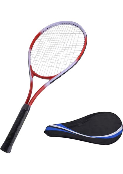 27 Inç Tenis Raketi Tek Tenis Raketi Acemi Rekabet Eğitim Seti Yetişkinler Için Taşıma Çantası ile Öğrenci Kadın Erkek Kırmızı (Yurt Dışından) fırsatları