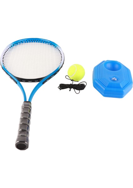 Tenis Eğitmeni Büyük Boy Taşınabilir Tenis Uygulama Seti Tenis Uygulama Eğitim Aracı Her Yaş Için Yeni Başlayanlar 1 Raketi 1 Top (Yurt Dışından)
