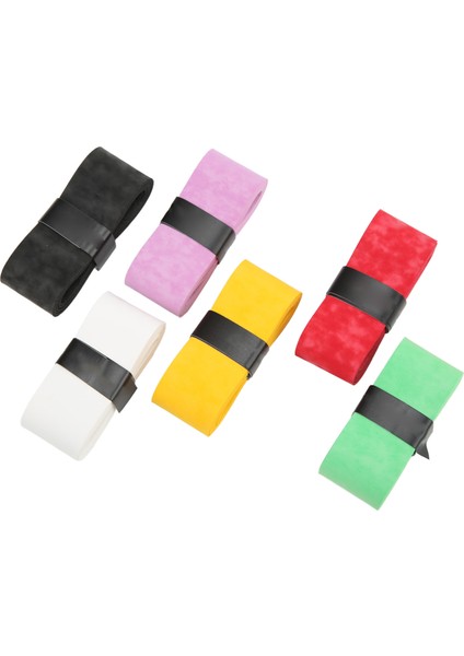6 Adet/takım Renkli Viskoz Tenis Overgrips Anti Skid Badminton Raketi El Tutkal Spor Için (Yurt Dışından)