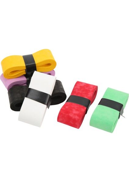 6 Adet/takım Renkli Viskoz Tenis Overgrips Anti Skid Badminton Raketi El Tutkal Spor Için (Yurt Dışından)