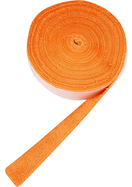 10M Polyester Elyaf Ter Emici Kaymaz Badminton Raketi Kavrama Bandı Nefes Alabilir Yumuşak El Hissi Tenis Raketi Ter Bandı Sargıları (Turuncu) (Yurt Dışından) indirimleri
